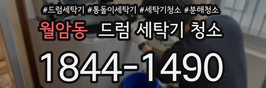 월암동 드럼 세탁기 청소