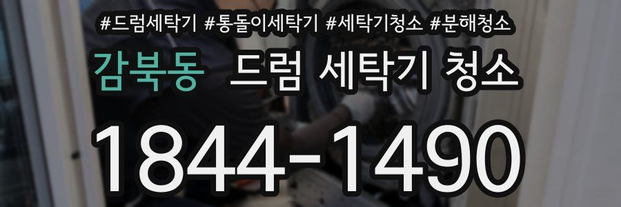 감북동 드럼 세탁기 청소