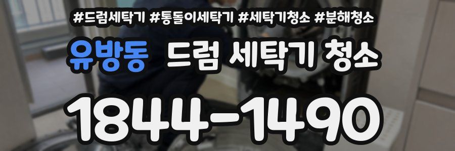 유방동 드럼 세탁기 청소