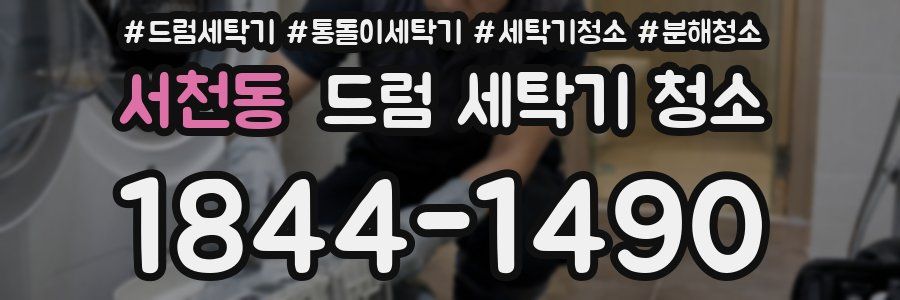 서천동 드럼 세탁기 청소