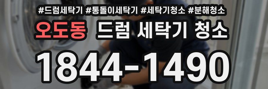 오도동 드럼 세탁기 청소