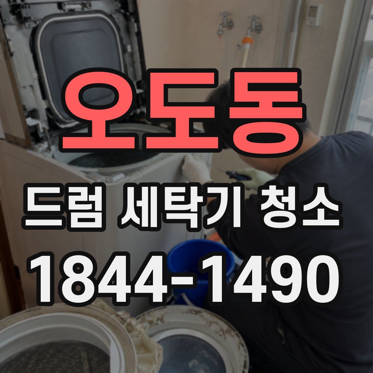 오도동 드럼 세탁기 청소