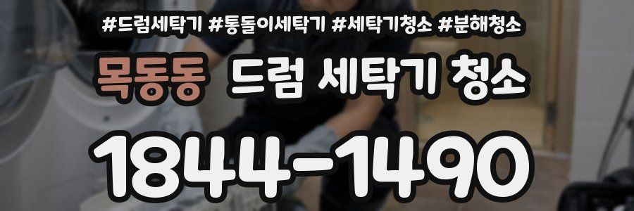 목동동 드럼 세탁기 청소
