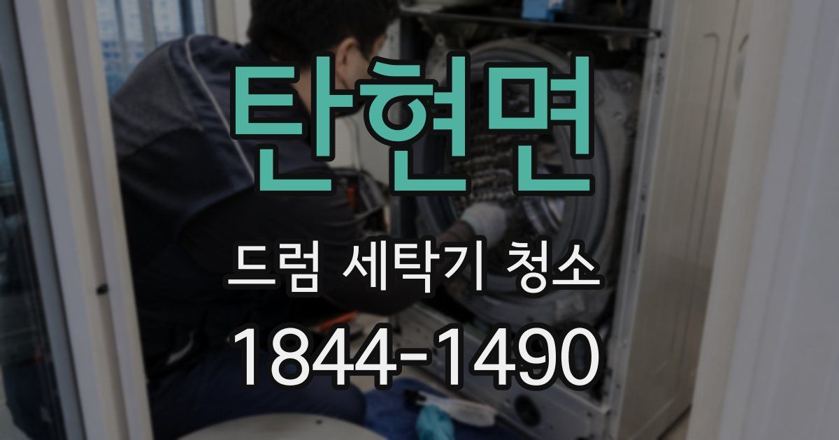 탄현면 드럼 세탁기 청소