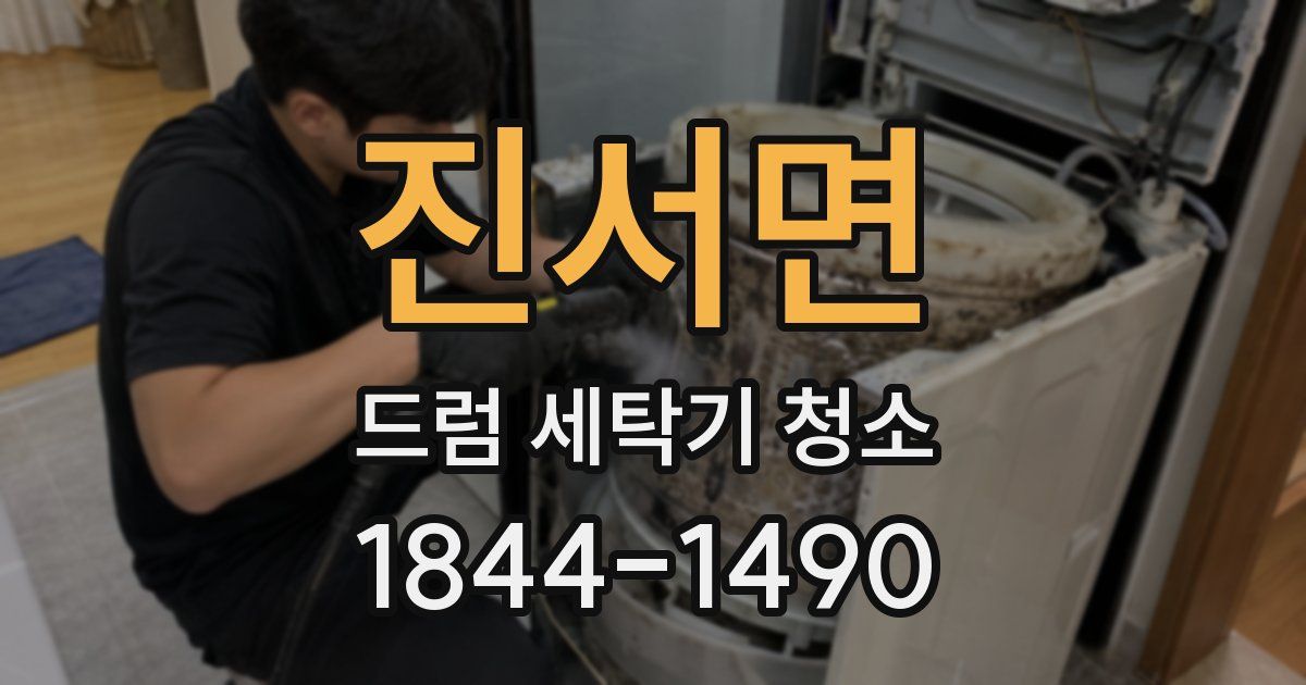 진서면 드럼 세탁기 청소