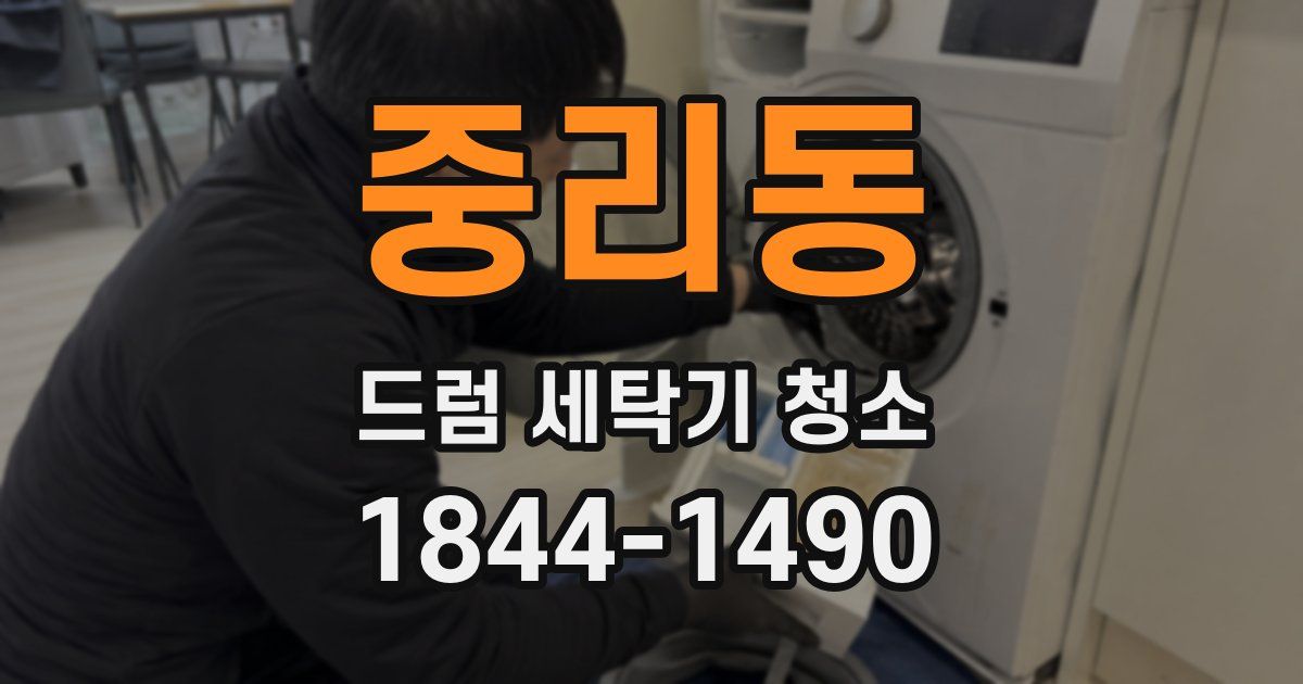 중리동 드럼 세탁기 청소