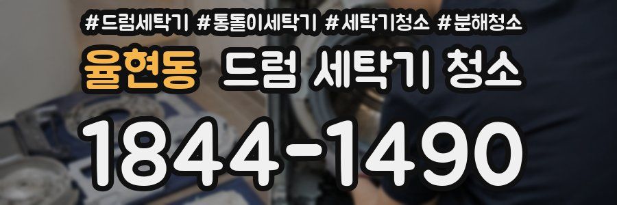 율현동 드럼 세탁기 청소