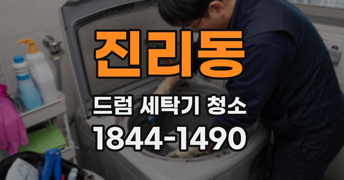 진리동 드럼 세탁기 청소