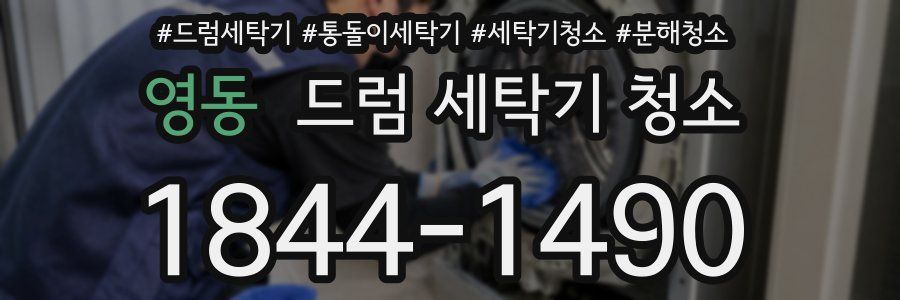 영동 드럼 세탁기 청소