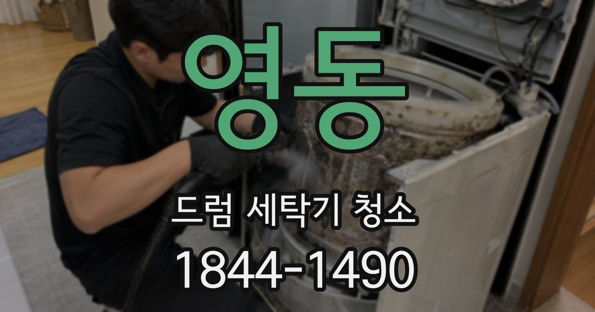영동 드럼 세탁기 청소