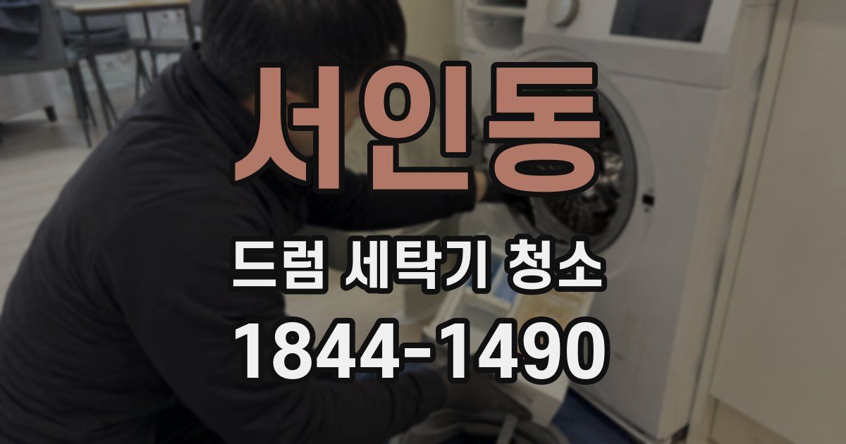 서인동 드럼 세탁기 청소