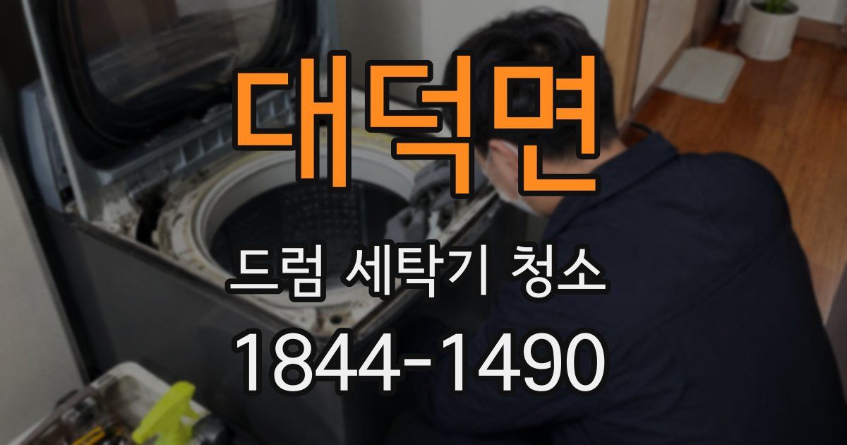 대덕면 드럼 세탁기 청소
