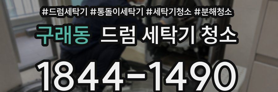구래동 드럼 세탁기 청소