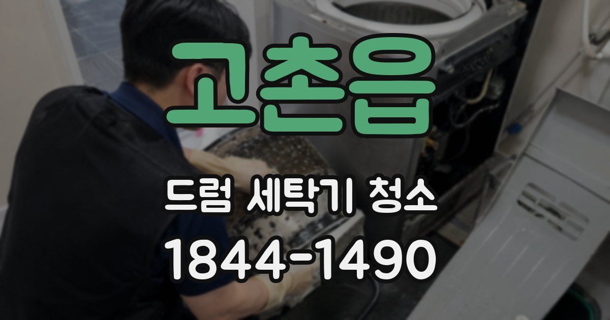 고촌읍 드럼 세탁기 청소