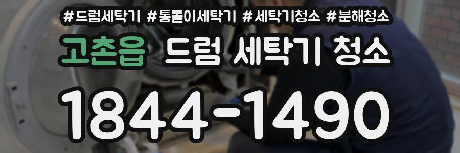 고촌읍 드럼 세탁기 청소
