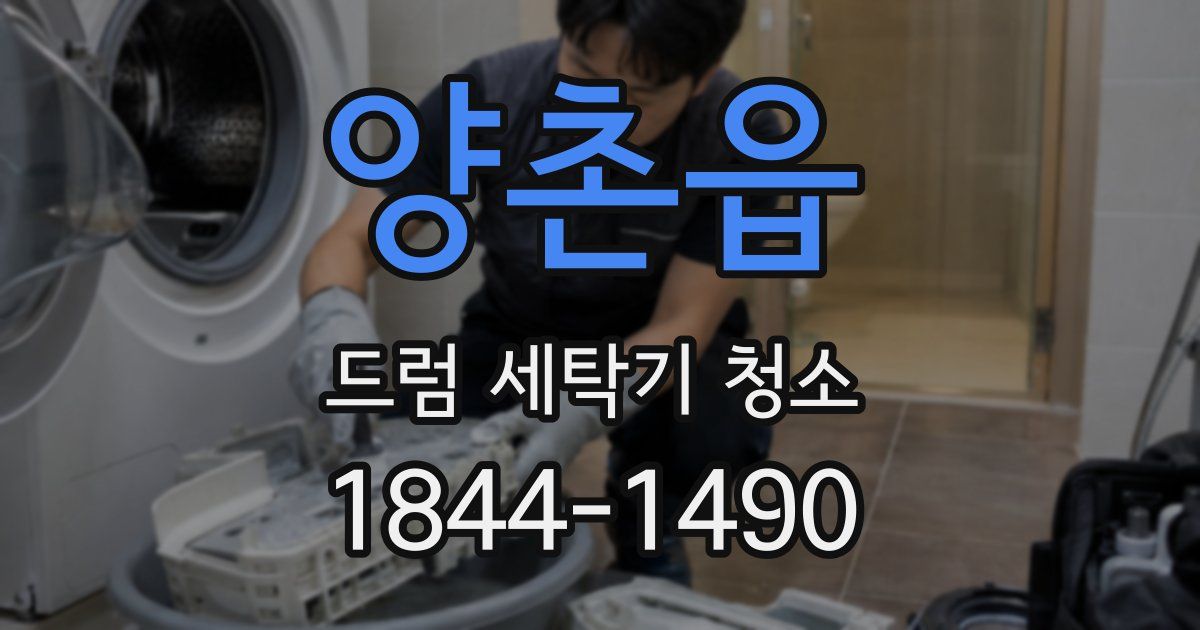 양촌읍 드럼 세탁기 청소
