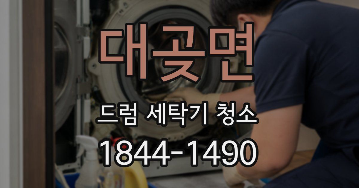 대곶면 드럼 세탁기 청소