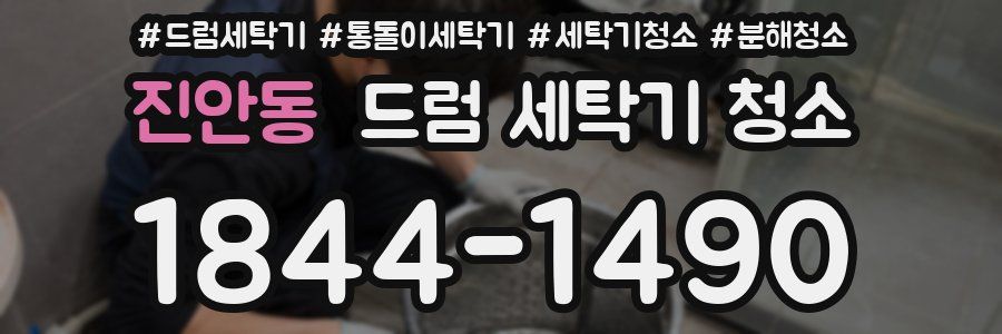 진안동 드럼 세탁기 청소
