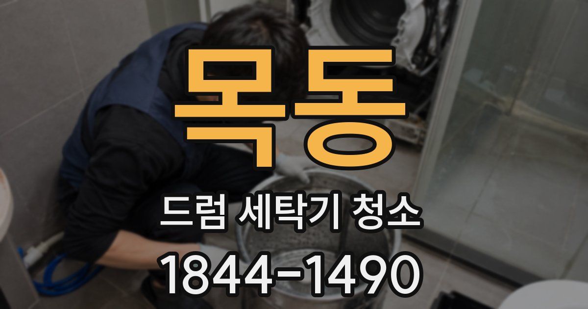 목동 드럼 세탁기 청소