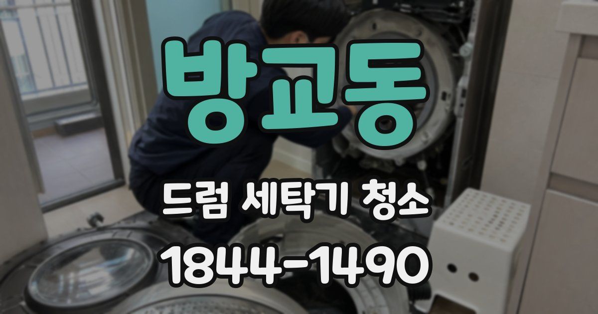방교동 드럼 세탁기 청소