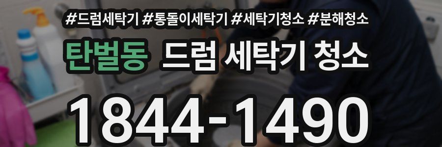 탄벌동 드럼 세탁기 청소