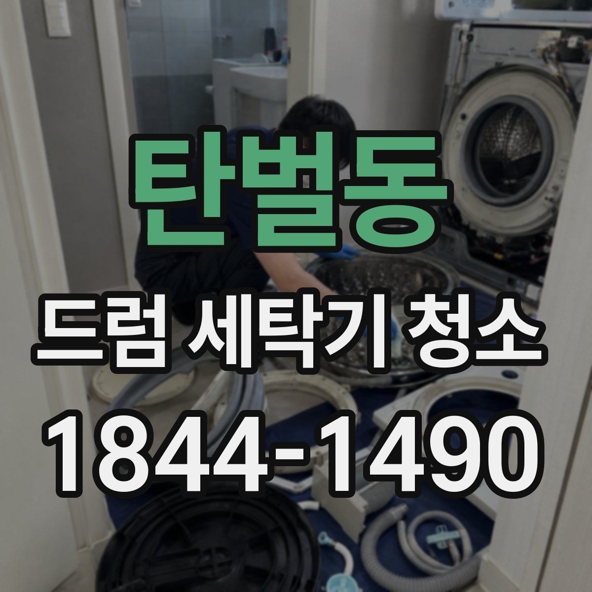 탄벌동 드럼 세탁기 청소