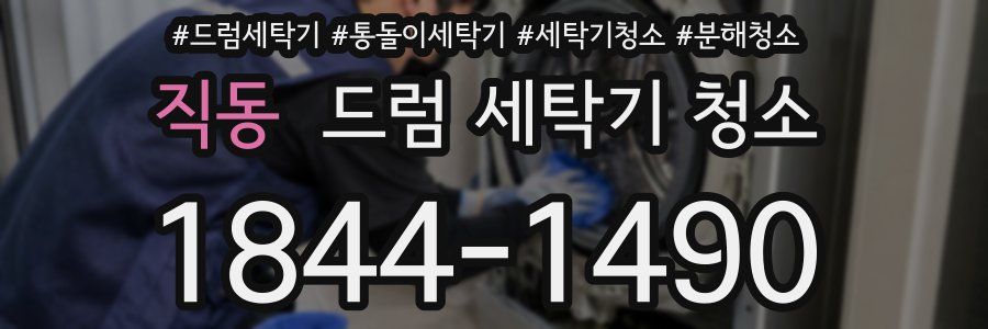 직동 드럼 세탁기 청소