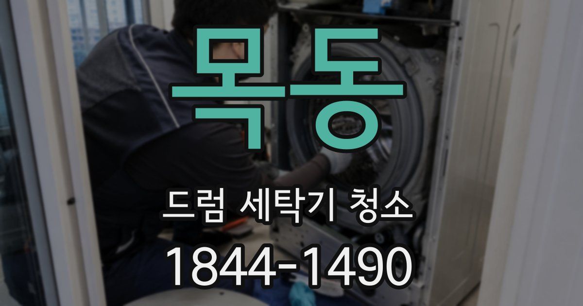 목동 드럼 세탁기 청소