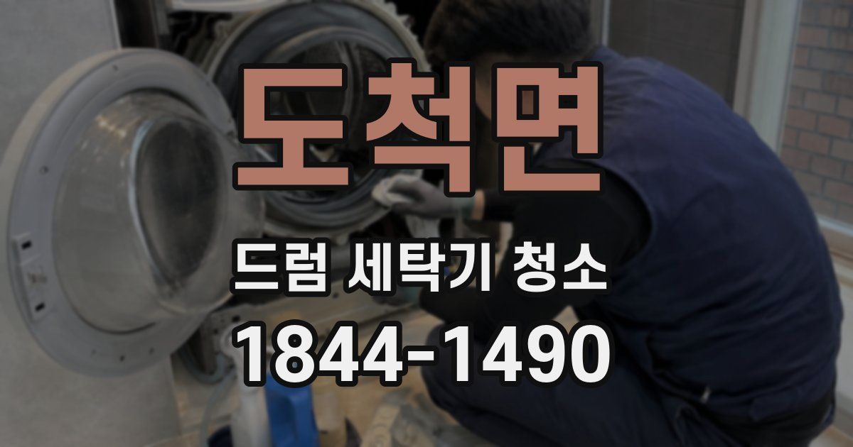 도척면 드럼 세탁기 청소