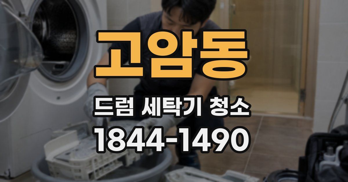 고암동 드럼 세탁기 청소