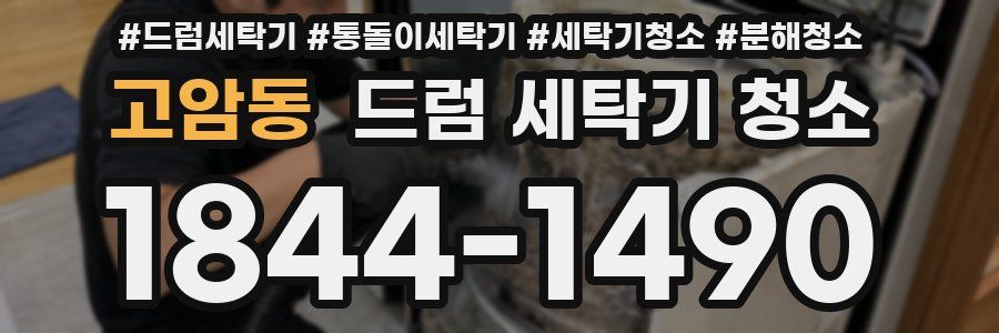 고암동 드럼 세탁기 청소
