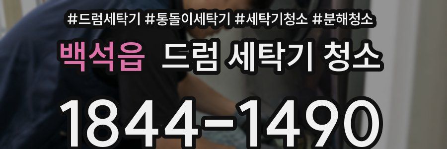 백석읍 드럼 세탁기 청소