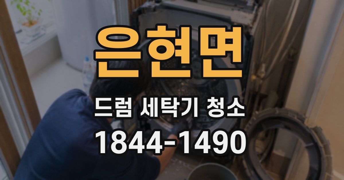 은현면 드럼 세탁기 청소