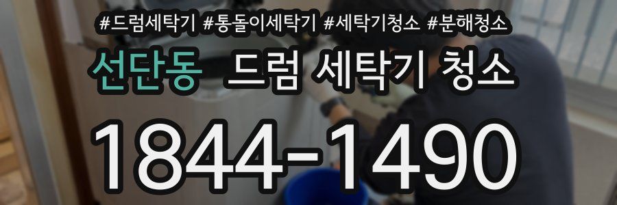 선단동 드럼 세탁기 청소