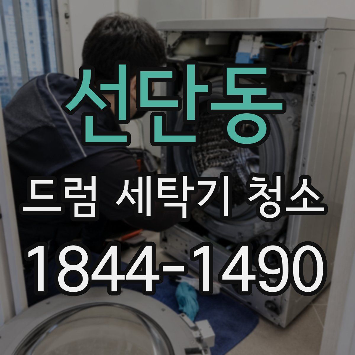 선단동 드럼 세탁기 청소