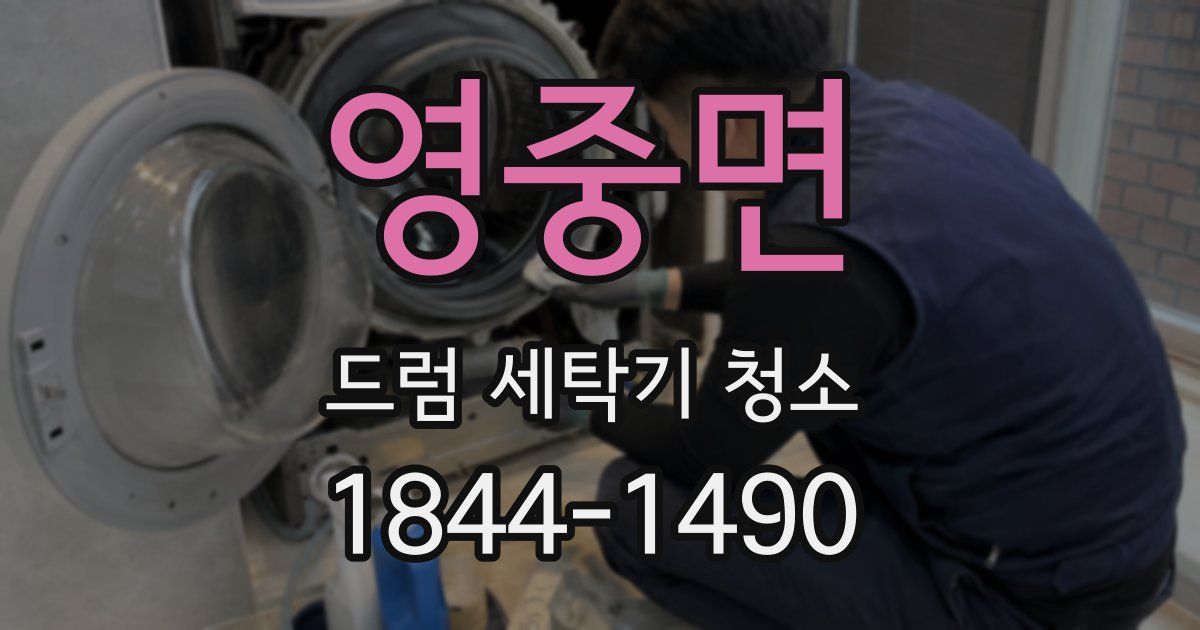 영중면 드럼 세탁기 청소