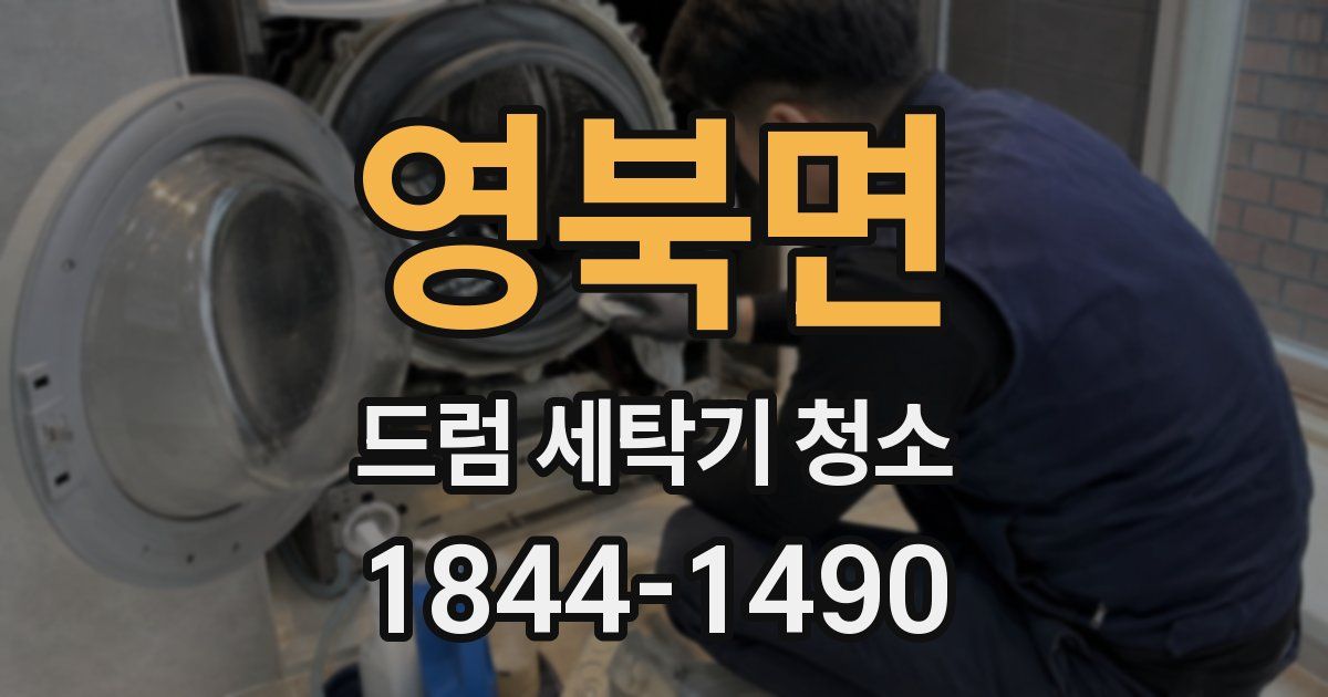 영북면 드럼 세탁기 청소