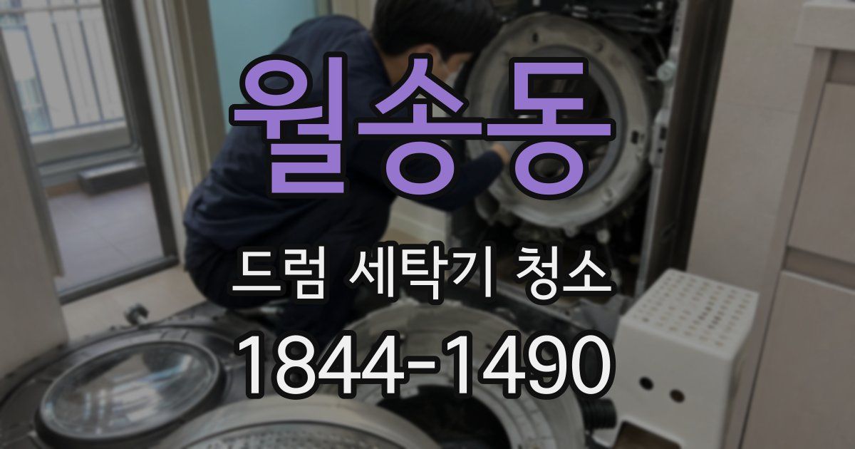 월송동 드럼 세탁기 청소