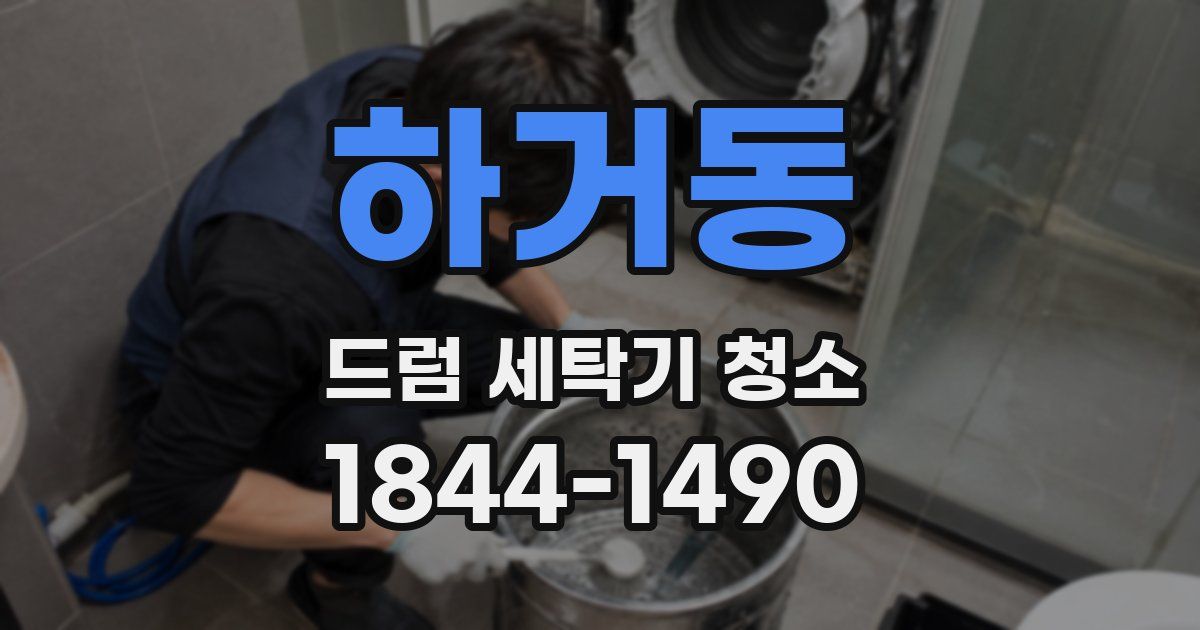하거동 드럼 세탁기 청소