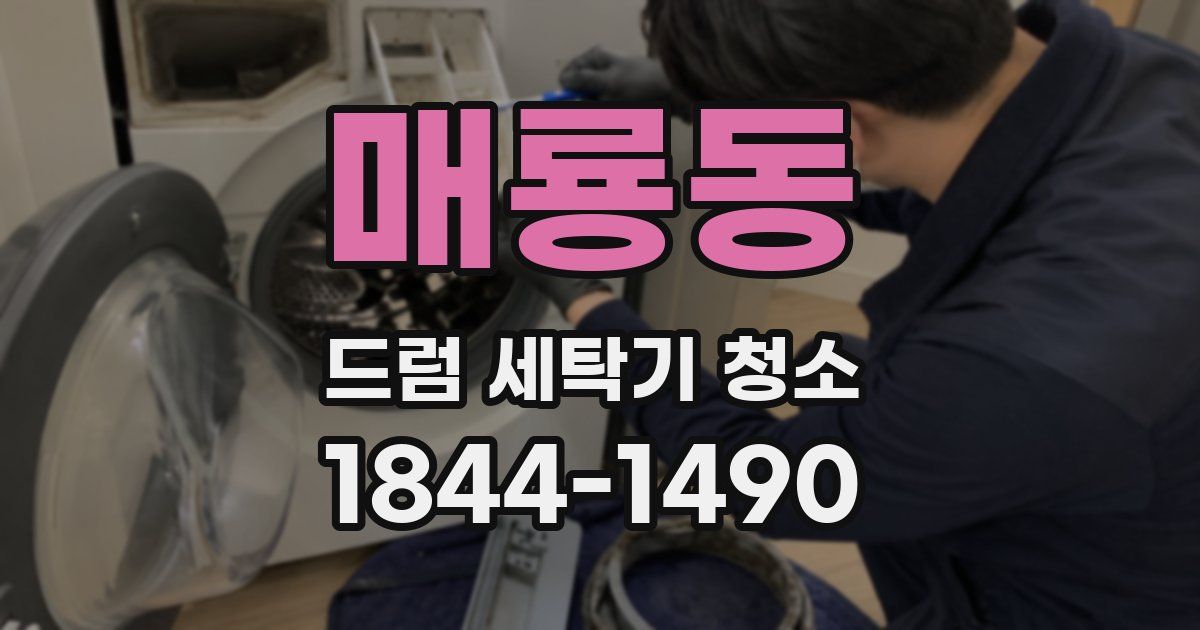 매룡동 드럼 세탁기 청소