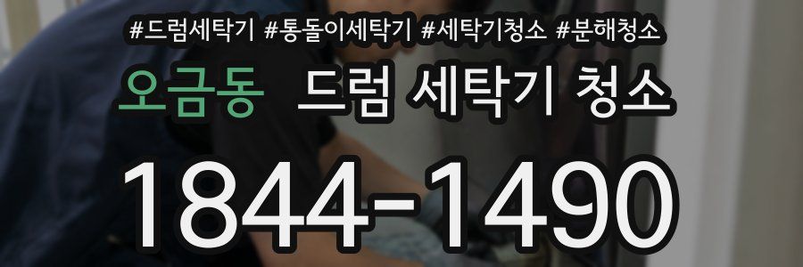 오금동 드럼 세탁기 청소