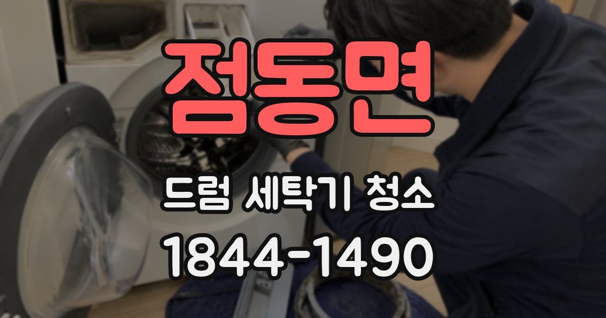 점동면 드럼 세탁기 청소