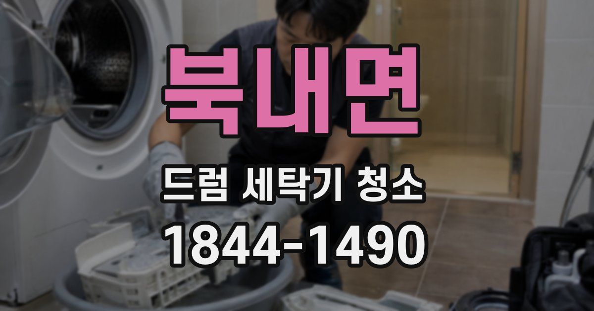 북내면 드럼 세탁기 청소