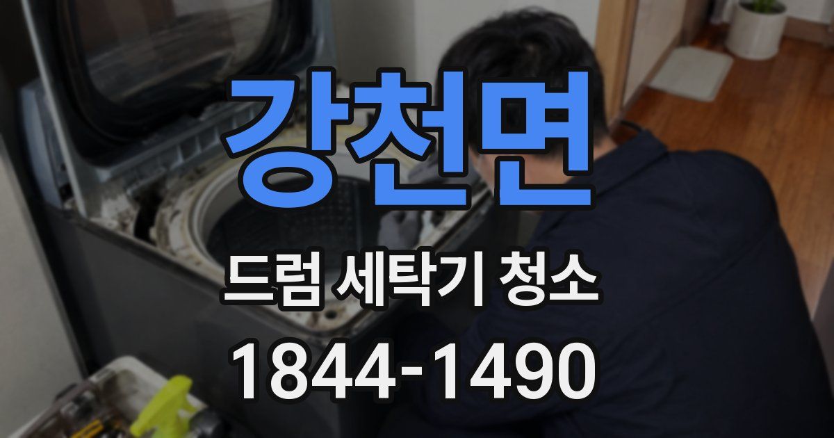 강천면 드럼 세탁기 청소