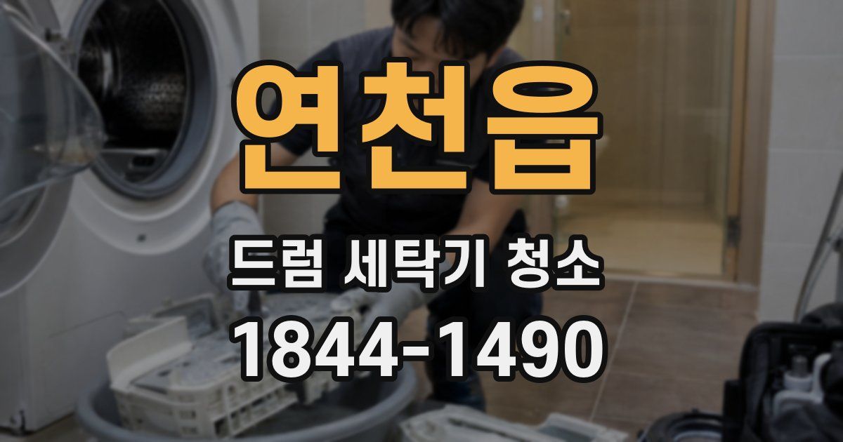 연천읍 드럼 세탁기 청소