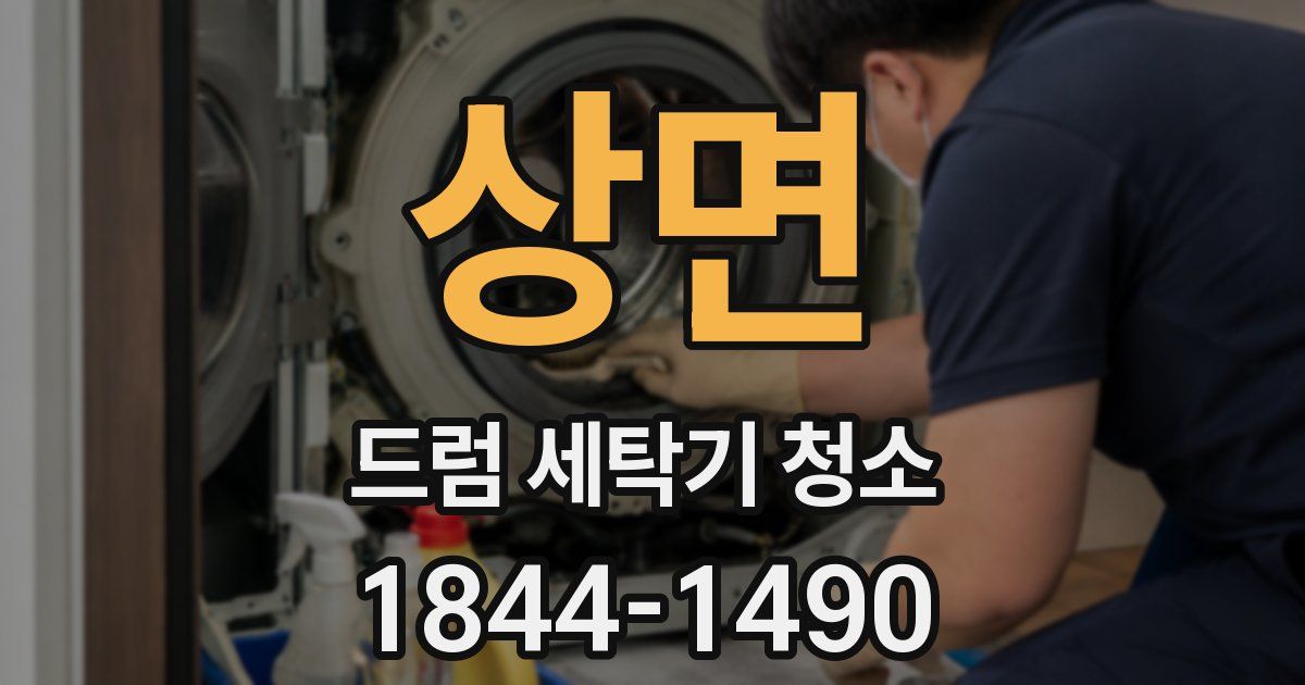 상면 드럼 세탁기 청소