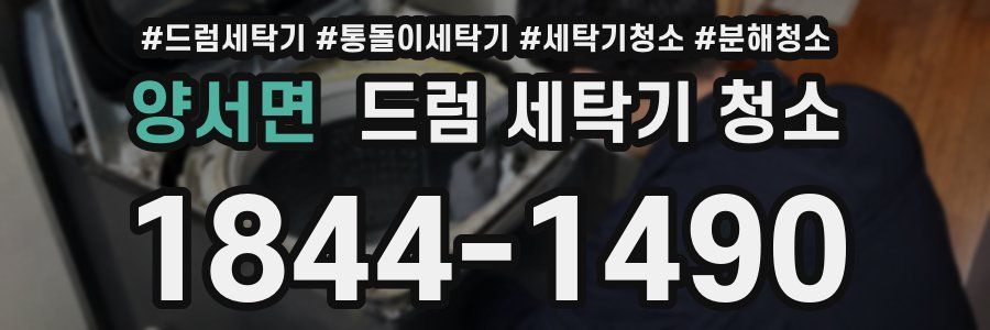 양서면 드럼 세탁기 청소