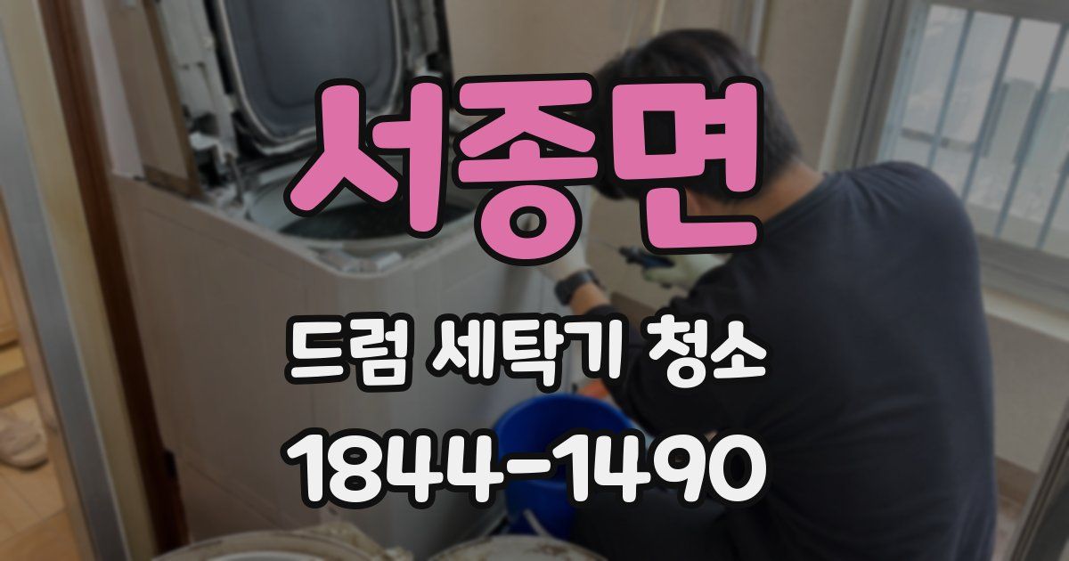 서종면 드럼 세탁기 청소