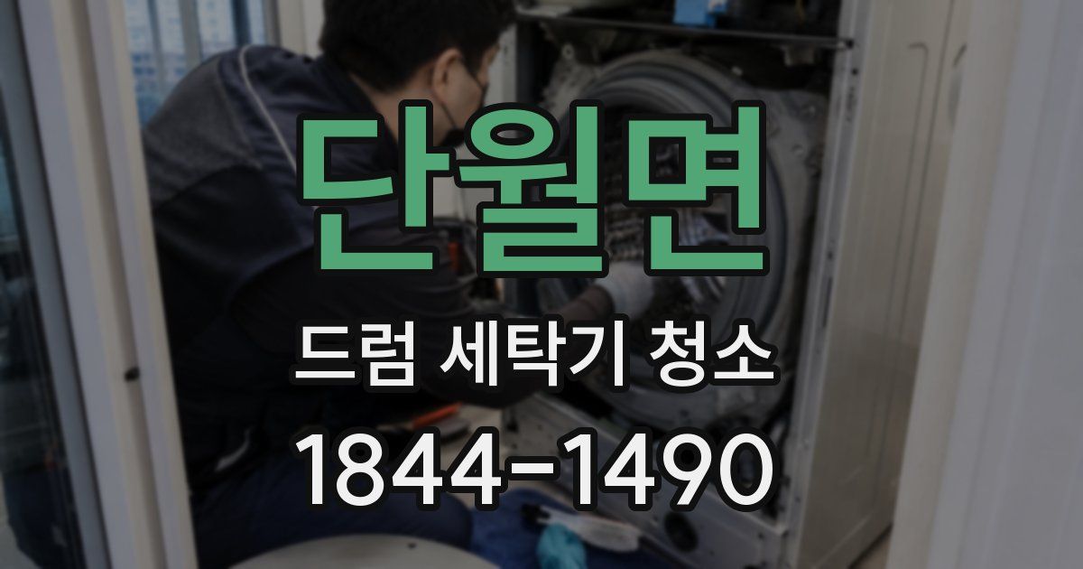단월면 드럼 세탁기 청소