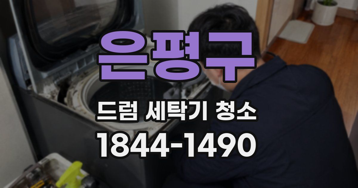 은평구 드럼 세탁기 청소